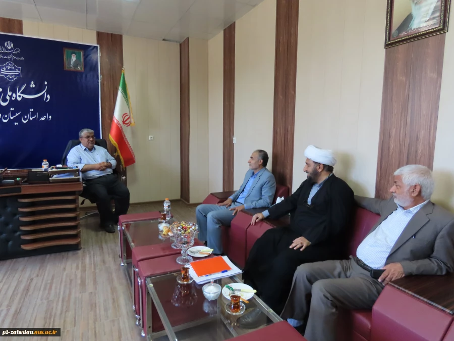 گسترش همکاری های مهدوی دردیدار  رئیس دانشگاه ملی مهارت واحداستان سیستان و بلوچستان با  مدیربنیاد مهدویت استان سیستان  وبلوچستان 2