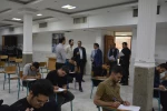 بازدید سرزده ریاست دانشگاه ملی مهارت از حوزه امتحانات پایان ترم دانشکده شهید منتظری مشهد 3
