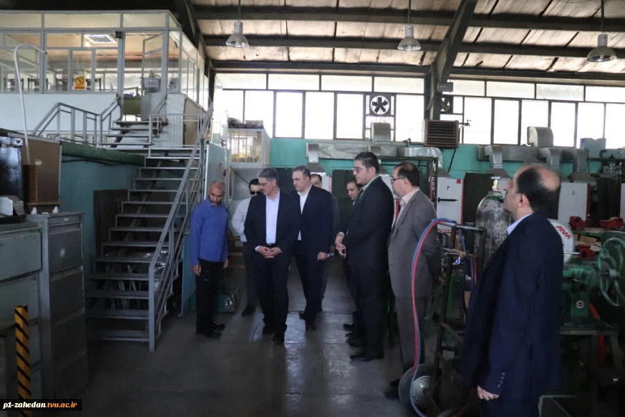 بازدید ریاست دانشگاه ملی مهارت از آموزشکده شهید مفتح همدان 2