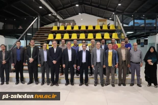 بازدید ریاست دانشگاه ملی مهارت از آموزشکده شهید مفتح همدان 3