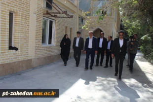 بازدید دکتر زمانی، رئیس دانشگاه ملی مهارت از خوابگاه آموزشکده‌ دختران کاشان 2