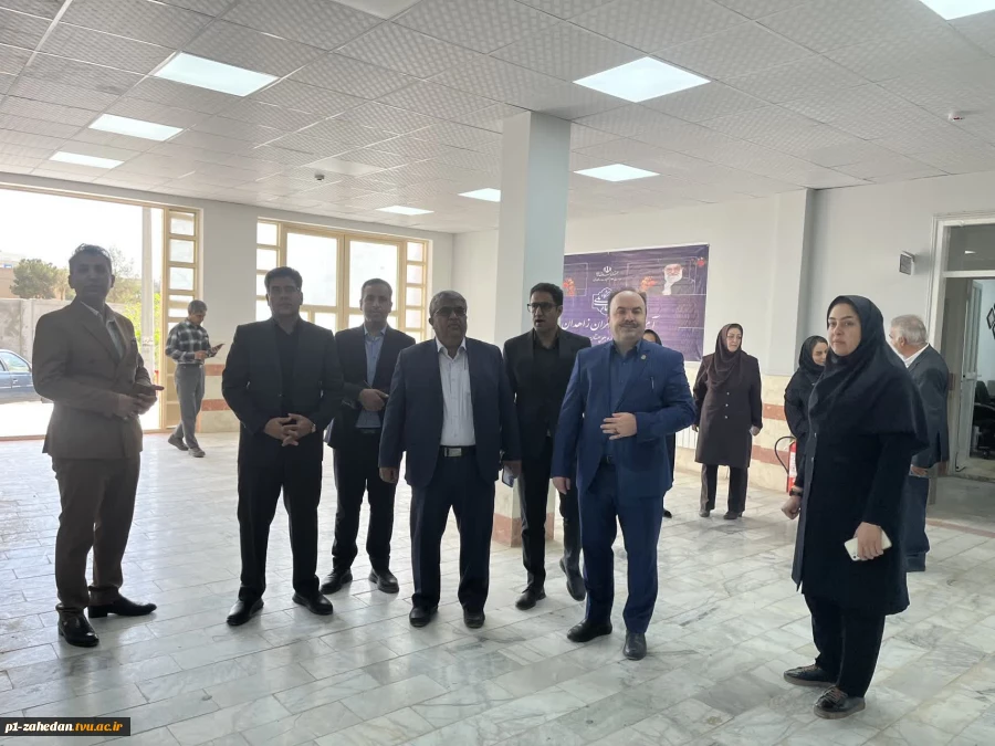 بازدید معاون پژوهش و فناوری دانشگاه ملی مهارت کشور از آموزشکده های شهرستان زاهدان 3