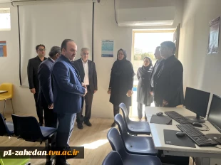 بازدید معاون پژوهش و فناوری دانشگاه ملی مهارت کشور از آموزشکده های شهرستان زاهدان 7