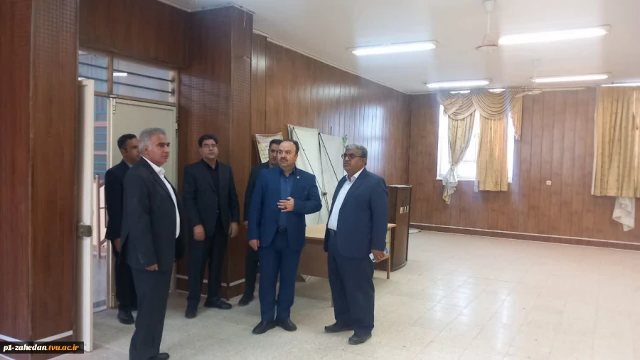 بازدید معاون پژوهش و فناوری دانشگاه ملی مهارت کشور از آموزشکده های شهرستان زاهدان 12