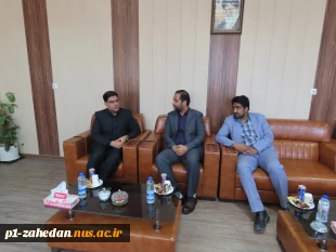 دیدار مسئول بسیج دانشجویی استان سیستان و بلوچستان با سرپرست آموزشکده شهید باهنر زاهدان واحد استانی سیستان و بلوچستان  2