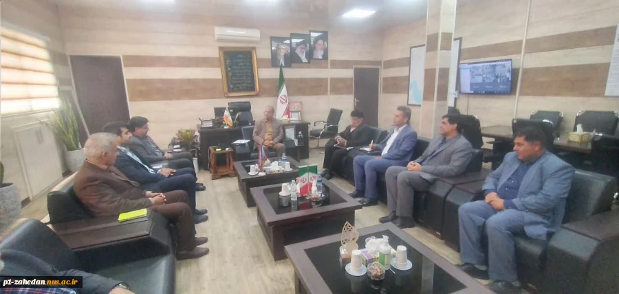 دیدار  سرپرست آموزشکده شماره 1 پسران زاهدان ( شهید باهنر ) واحد استانی سیستان و بلوچستان با معاون  استاندار و فرماندار ویژه شهرستان زابل  2