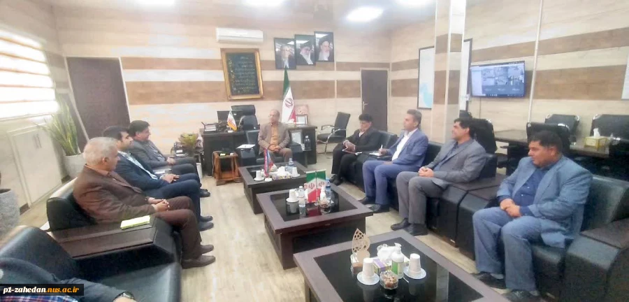 دیدار  سرپرست آموزشکده شماره 1 پسران زاهدان ( شهید باهنر ) واحد استانی سیستان و بلوچستان با معاون  استاندار و فرماندار ویژه شهرستان زابل  3