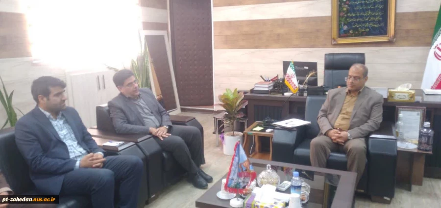 دیدار  سرپرست آموزشکده شماره 1 پسران زاهدان ( شهید باهنر ) واحد استانی سیستان و بلوچستان با معاون  استاندار و فرماندار ویژه شهرستان زابل  4