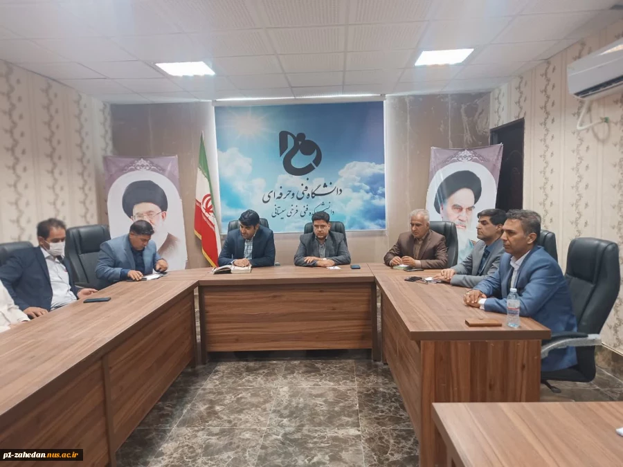 بازدید سرپرست آموزشکده شماره 1 پسران زاهدان ( شهید باهنر ) واحد استانی سیستان و بلوچستان از آموزشکده زابل 2