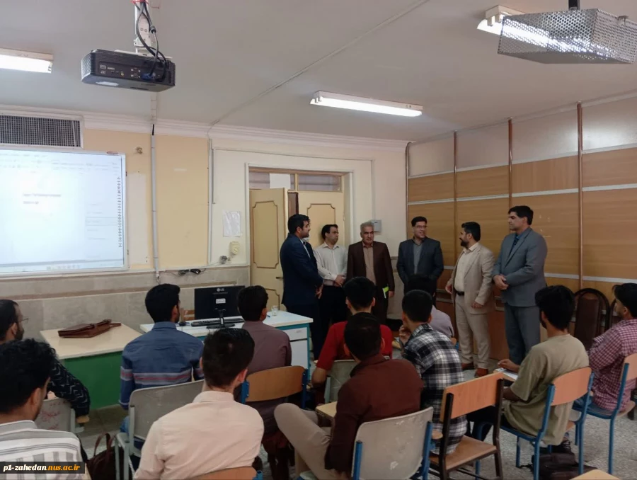 بازدید سرپرست آموزشکده شماره 1 پسران زاهدان ( شهید باهنر ) واحد استانی سیستان و بلوچستان از آموزشکده زابل 4