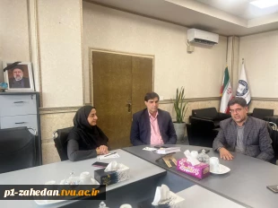 جلسه هم اندیشی سرپرست دانشگاه ملی مهارت واحد استانی سیستان وبلوچستان با رئیس دانشگاه بین المللی چابهار 7