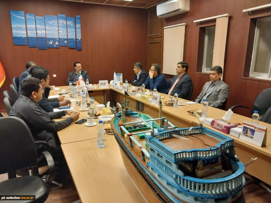 با حضور رئیس ستاد ریاست جمهوری دولت چهاردهم در استان سیستان و بلوچستان جلسه هم اندیشی سرپرست دانشگاه ملی مهارت واحد استانی سیستان و بلوچستان با ریاست دانشگاه دریانوردی و علوم دریایی چابهار در راستای پیشرفت بنیان دانشگاهی  2