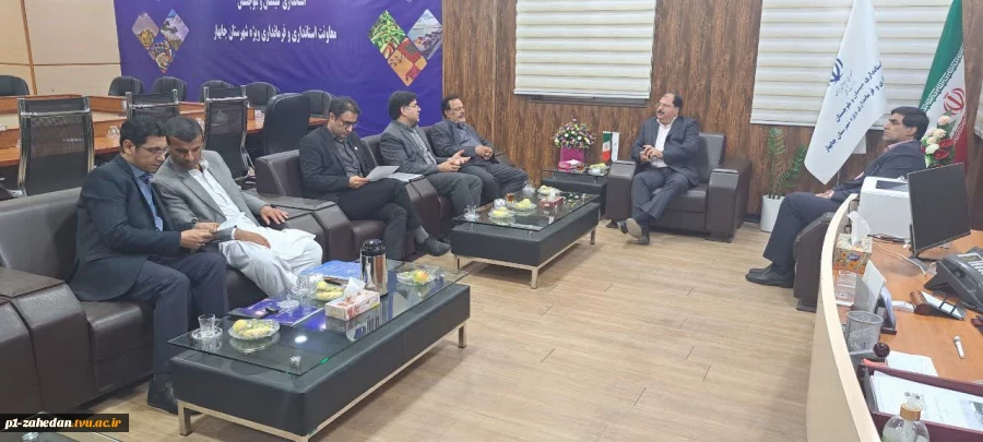 دیدار سرپرست آموزشکده پسران شماره یک زاهدان (شهید باهنر) واحد استانی سیستان و بلوچستان با معاون استاندار و فرماندار ویژه شهرستان چابهار 2
