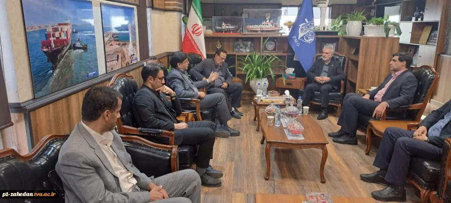 نشست هم اندیشی و تخصصی هیئت رئیسه دانشگاه ملی مهارت واحد استانی سیستان وبلوچستان با اداره کل بنادر و دریانوردی سیستان و بلوچستان در راستای توسعه رشته های دریایی  2
