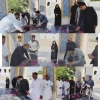 عطر افشانی گلزار شهدای گمنام مسجد پیامبر اعظم (ص) شهرستان چابهار با حضور مسئولان دانشگاه ملی مهارت واحد استانی سیستان وبلوچستان 2
