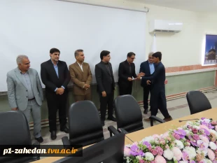 تقدیر از دانشجوی آموزشکده پسران شماره دو زاهدان (شهید عارفی) با حضور هیئت رئیسه دانشگاه و جمعی از کارکنان آموزشکده های تابعه در واحد استانی سیستان وبلوچستان
 3