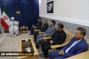 دیدار هیئت رئیسه واحد استانی سیستان وبلوچستان با نماینده ولی فقیه دراستان سیستان وبلوچستان 2