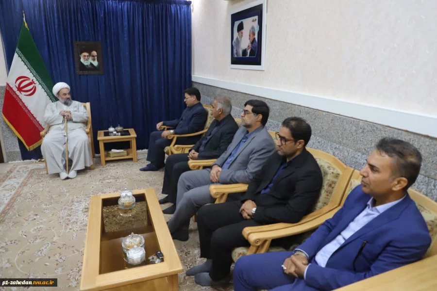 دیدار هیئت رئیسه واحد استانی سیستان وبلوچستان با نماینده ولی فقیه دراستان سیستان وبلوچستان 4