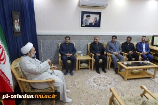 دیدار هیئت رئیسه واحد استانی سیستان وبلوچستان با نماینده ولی فقیه دراستان سیستان وبلوچستان 10