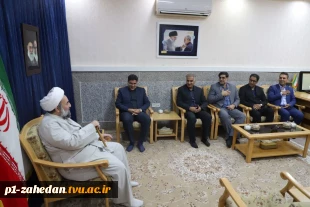 دیدار هیئت رئیسه واحد استانی سیستان وبلوچستان با نماینده ولی فقیه دراستان سیستان وبلوچستان 13