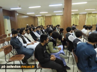 در ادامه برنامه‌های تعاملی و ارتباط مستقیم با دانشجویان

دیدار هیئت رئیسه واحد استانی با دانشجویان خوابگاهی آموزشکده شهید عارفی زاهدان 10