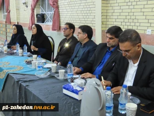 در ادامه برنامه‌های تعاملی و ارتباط مستقیم با دانشجویان:

نشست صمیمی هیات رئیسه واحد استانی با دانشجویان خوابگاه حضرت معصومه 7