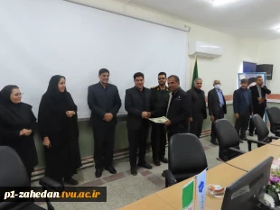 برگزاری مراسم تکریم و معارفه فرمانده پایگاه بسیج کارمندان دانشگاه ملی مهارت- واحد استانی سیستان وبلوچستان  7