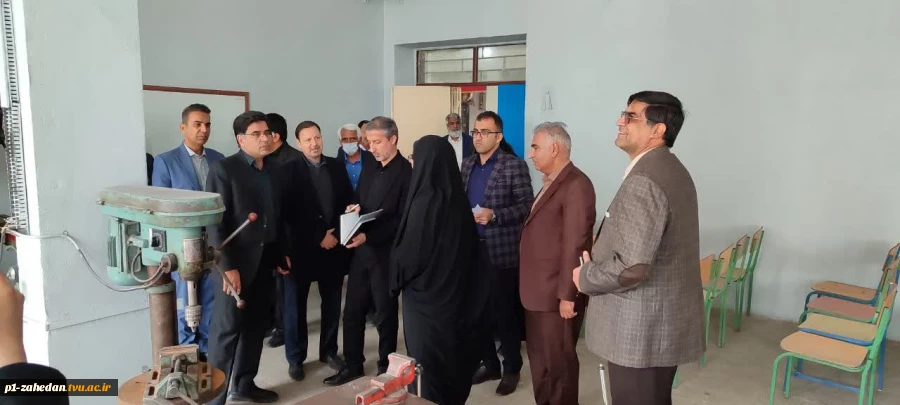 بازدید مدیران کل دانشگاه ملی مهارت کشور  از دانشگاه ملی مهارت واحد استانی و آموزشکده شهرستان زاهدان  و نشست مشترک با ایساکو   15