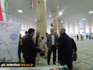 حضور دانشگاهیان دانشگاه ملی مهارت واحد استانی سیستان وبلوچستان در میز خدمت نماز جمعه به مناسبت روز دانشجو   5