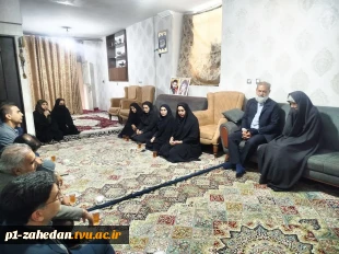 دیدار هیئت‌رئیسه دانشگاه ملی مهارت واحد استانی سیستان‌ و بلوچستان با مادر شهیدان جهانزاده   8
