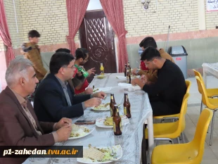 بازدید هیئت‌رئیسه دانشگاه ملی مهارت از سلف سرویس آموزشکده‌های زاهدان به مناسبت روز دانشجو
 3