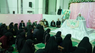 مراسم باشکوه میلاد حضرت زهرا(س) با حضور نمایندگان مقام معظم رهبری و جمعی از دانشگاهیان در زاهدان 8