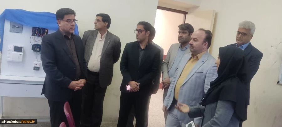 بازدید معاون پژوهش و فناوری دانشگاه ملی مهارت کشور از مرکز آموزش‌های آزاد دانشگاه ملی مهارت استان سیستان و بلوچستان   2