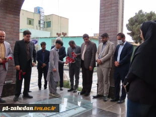 غبارروبی مزار شهید گمنام دانشگاه ملی مهارت استان سیستان و بلوچستان 2