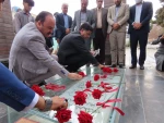 غبارروبی مزار شهید گمنام دانشگاه ملی مهارت استان سیستان و بلوچستان 5