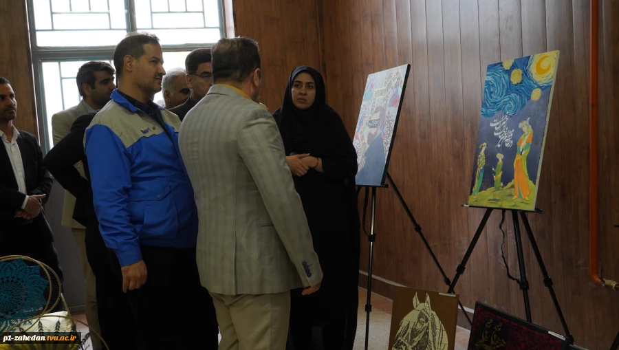 افتتاح نمایشگاه دستاوردهای دانشجویی ، دانشجویان دانشگاه ملی مهارت استان سیستان وبلوچستان 4