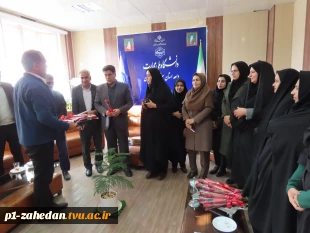 دیدار ریاست آموزشکده دختران زاهدان و جمعی از همکاران با دکتر قاسمی سرپرست دانشگاه به مناسبت میلاد حضرت علی(ع)   8