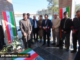 برگزاری مراسم گلباران و عطر‌افشانی مزار شهید گمنام  دانشگاه ملی مهارت واحد استانی سیستان و بلوچستان 4