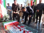 برگزاری مراسم گلباران و عطر‌افشانی مزار شهید گمنام  دانشگاه ملی مهارت واحد استانی سیستان و بلوچستان 7