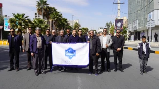 حضور باشکوه دانشگاهیان دانشگاه ملی مهارت استان سیستان و بلوچستان در راهپیمایی روز قدس هم‌زمان با ایام جنگ تحمیلی آمریکایی‌صهیونی علیه ایران   2