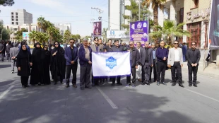 حضور باشکوه دانشگاهیان دانشگاه ملی مهارت استان سیستان و بلوچستان در راهپیمایی روز قدس هم‌زمان با ایام جنگ تحمیلی آمریکایی‌صهیونی علیه ایران   4