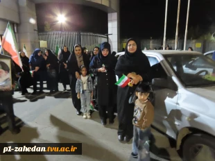 تجدید بیعت دانشگاه ملی مهارت واحد استانی سیستان و بلوچستان با حضور گسترده در اجتماع و راهپیمایی دانشگاهیان شهرستان زاهدان، با رهبر انقلاب 8