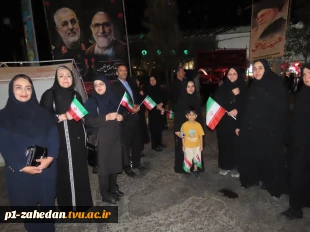 تجدید بیعت دانشگاه ملی مهارت واحد استانی سیستان و بلوچستان با حضور گسترده در اجتماع و راهپیمایی دانشگاهیان شهرستان زاهدان، با رهبر انقلاب 13