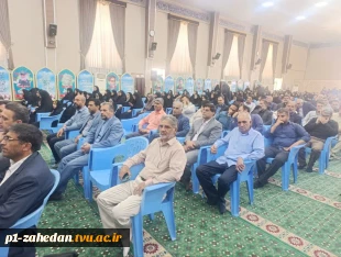 مراسم پاسداشت شهدا و روز معلم با حضور دانشگاهیان دانشگاه ملی مهارت سیستان و بلوچستان در زاهدان 4