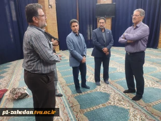 بازدید میدانی دکتر زمانی از روند آماده‌سازی مراکز جهت میزبانی از زائران مراسم وداع و تشییع رهبر شهید