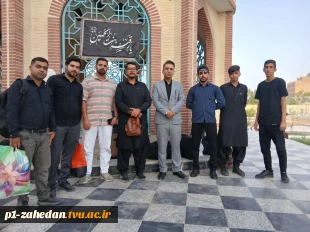 اعزام دانشجویان دانشگاه ملی مهارت واحد استانی سیستان و بلوچستان به مشهد مقدس جهت شرکت در مراسم تشییع و تدفین رهبر شهید انقلاب 3