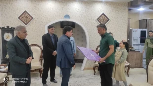 تجلیل هیئت رئیسه دانشگاه ملی مهارت واحد استانی سیستان و بلوچستان از مقام شامخ شهید «محمد نبی عارفی» 3