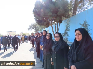 حضور دانشگاهیان دانشگاه ملی مهارت سیستان‌ و بلوچستان در اجتماع ۴۰ هزار نفری جان‌فدایان 6
