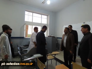 بازدید مدیر‌کل حوزه خدمات آموزشی دانشگاه ملی مهارت کشور از واحد استانی سیستان و بلوچستان 9
