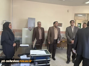بازدید مدیرکل حوزه خدمات آموزشی دانشگاه ملی مهارت کشور از آموزشکده دختران زاهدان 4